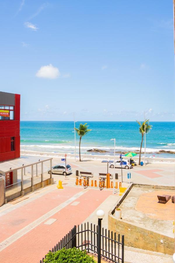 Apartment Farol Barra Flat. Vista Mar No Circuito Do Carnaval . Em Frente A Praia.